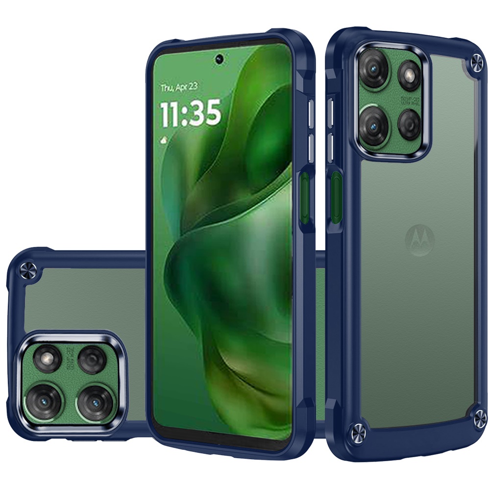 For Motorola Moto G Power 5G 2025 Hybrid Rubber Corner Bumper TPU PC Case Cover - Picture 22 of 46