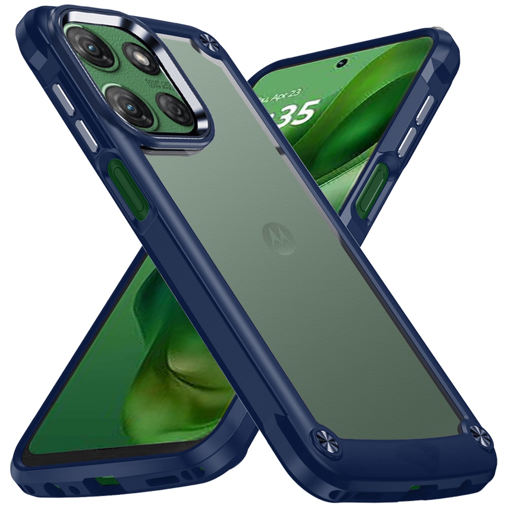 For Motorola Moto G Power 5G 2025 Hybrid Rubber Corner Bumper TPU PC Case Cover - Picture 21 of 46