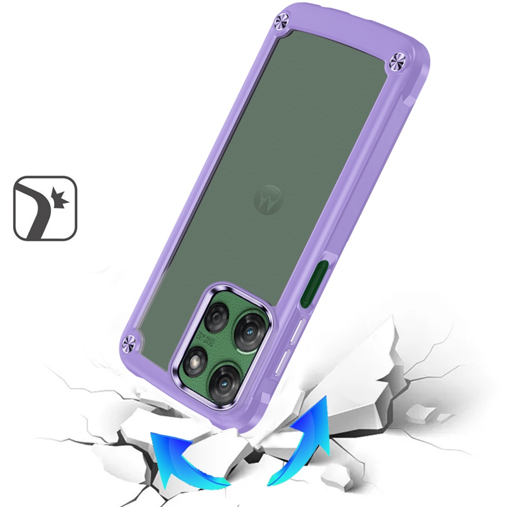 For Motorola Moto G Power 5G 2025 Hybrid Rubber Corner Bumper TPU PC Case Cover - Picture 41 of 46