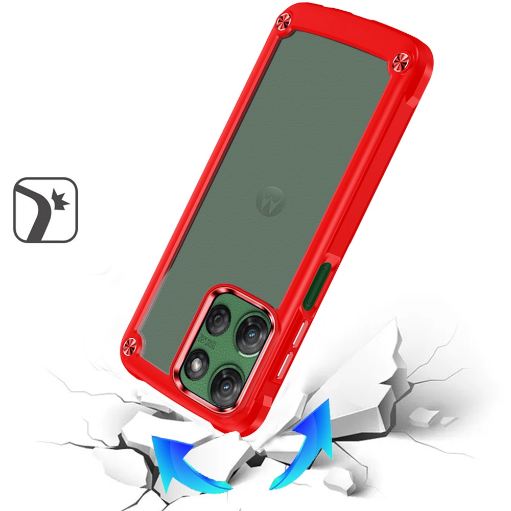 For Motorola Moto G Power 5G 2025 Hybrid Rubber Corner Bumper TPU PC Case Cover - Picture 32 of 46