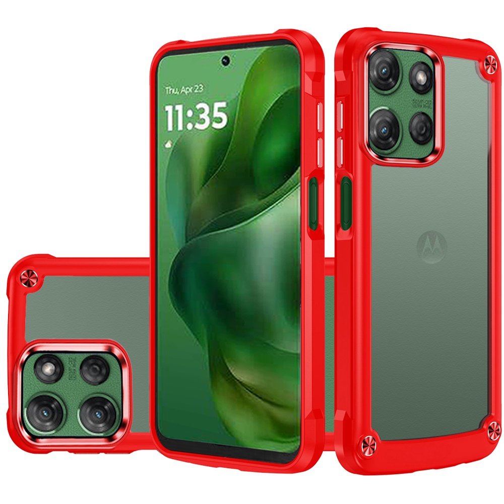 For Motorola Moto G Power 5G 2025 Hybrid Rubber Corner Bumper TPU PC Case Cover - Picture 31 of 46