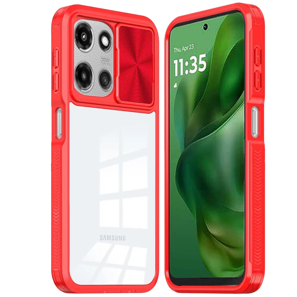 Für Motorola Moto G Power 5G (2025) Hybrid mit Kamera Stoßfest Rahmen Hülle Cover - Bild 12 von 54