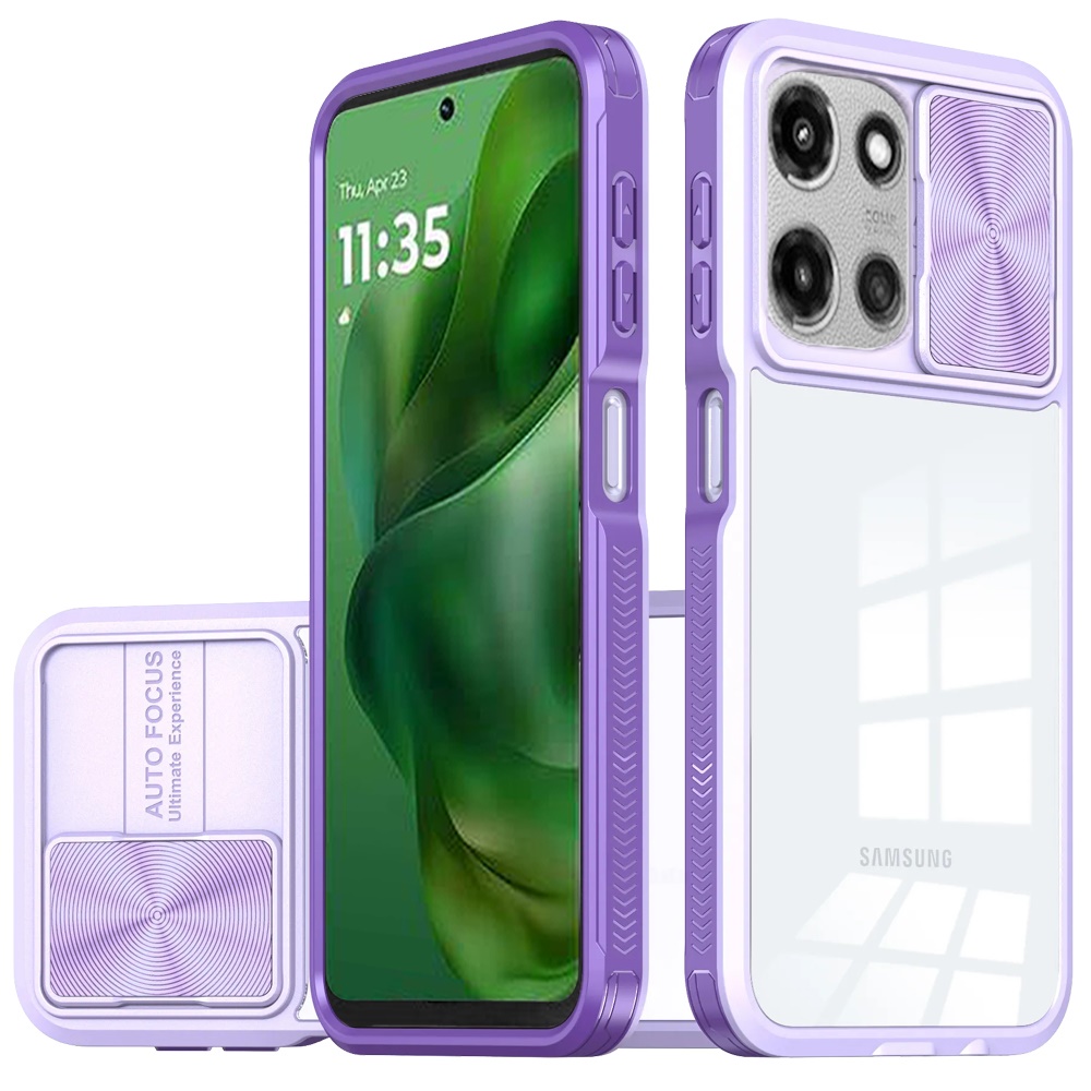 Für Motorola Moto G Power 5G (2025) Hybrid mit Kamera Stoßfest Rahmen Hülle Cover - Bild 45 von 54