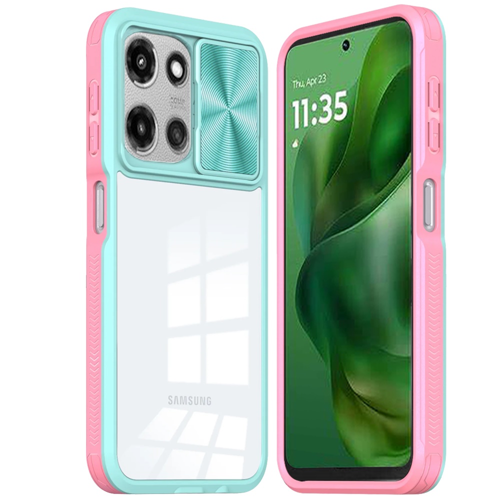 Für Motorola Moto G Power 5G (2025) Hybrid mit Kamera Stoßfest Rahmen Hülle Cover - Bild 33 von 54