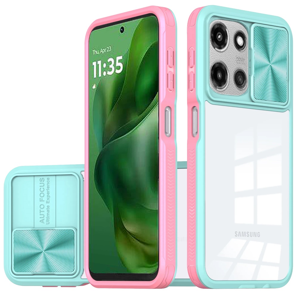 Für Motorola Moto G Power 5G (2025) Hybrid mit Kamera Stoßfest Rahmen Hülle Cover - Bild 34 von 54