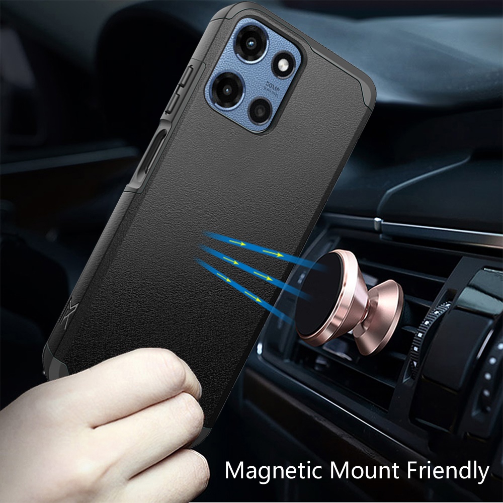 Für Motorola Moto G Power 5G 2025 Hybrid 2in1 mit Displayschutz Hülle Cover - Bild 16 von 98