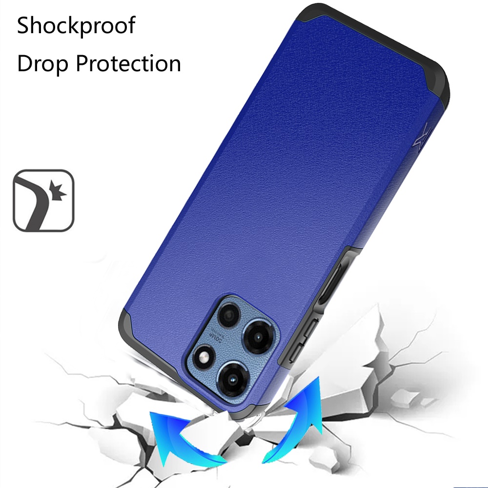 Für Motorola Moto G Power 5G 2025 Hybrid 2in1 mit Displayschutz Hülle Cover - Bild 29 von 98