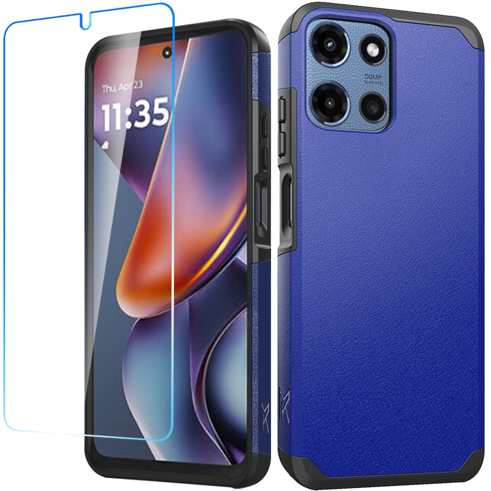 Für Motorola Moto G Power 5G 2025 Hybrid 2in1 mit Displayschutz Hülle Cover - Bild 25 von 98