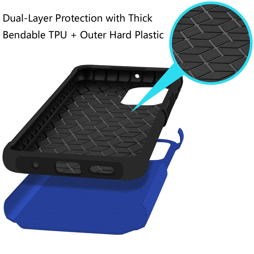Für Motorola Moto G Power 5G 2025 Hybrid 2in1 mit Displayschutz Hülle Cover - Bild 30 von 98