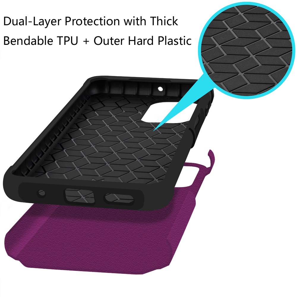 Für Motorola Moto G Power 5G 2025 Hybrid 2in1 mit Displayschutz Hülle Cover - Bild 54 von 98