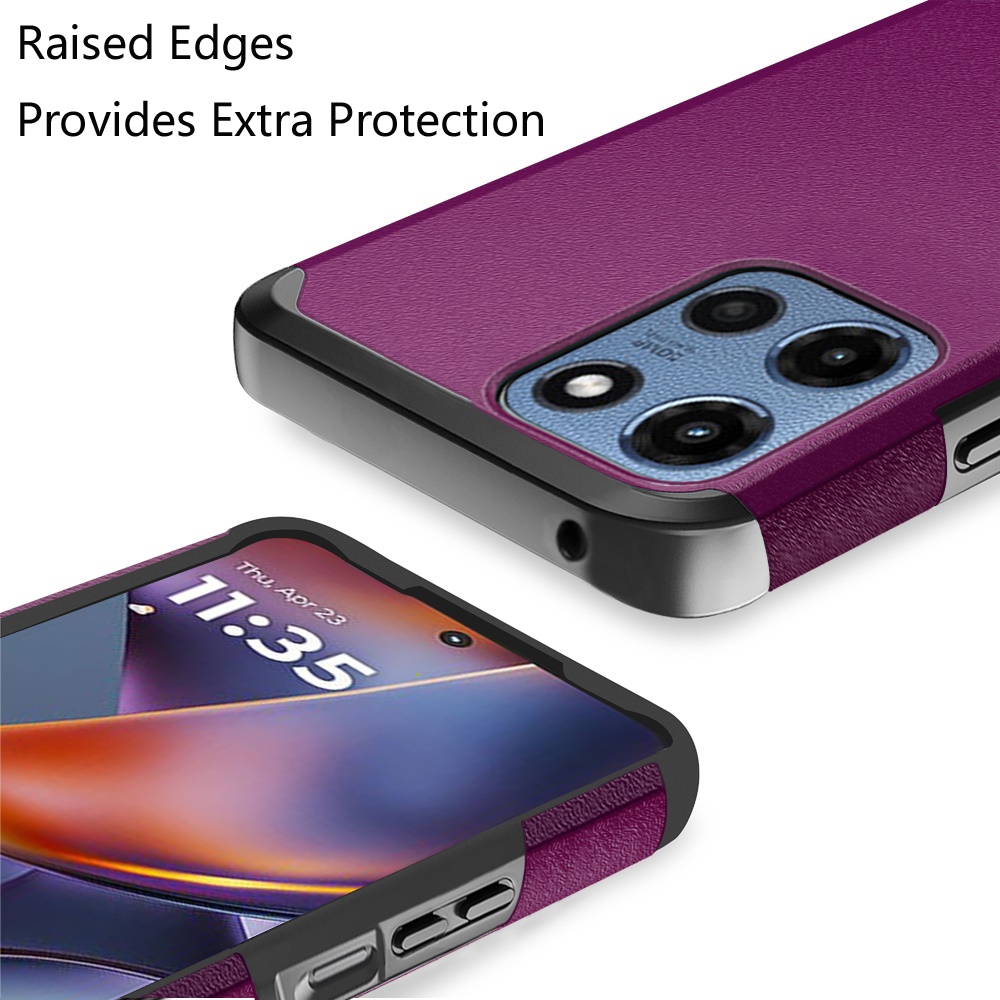 Für Motorola Moto G Power 5G 2025 Hybrid 2in1 mit Displayschutz Hülle Cover - Bild 55 von 98