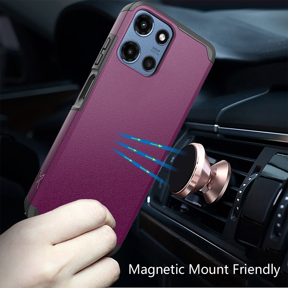 Für Motorola Moto G Power 5G 2025 Hybrid 2in1 mit Displayschutz Hülle Cover - Bild 52 von 98