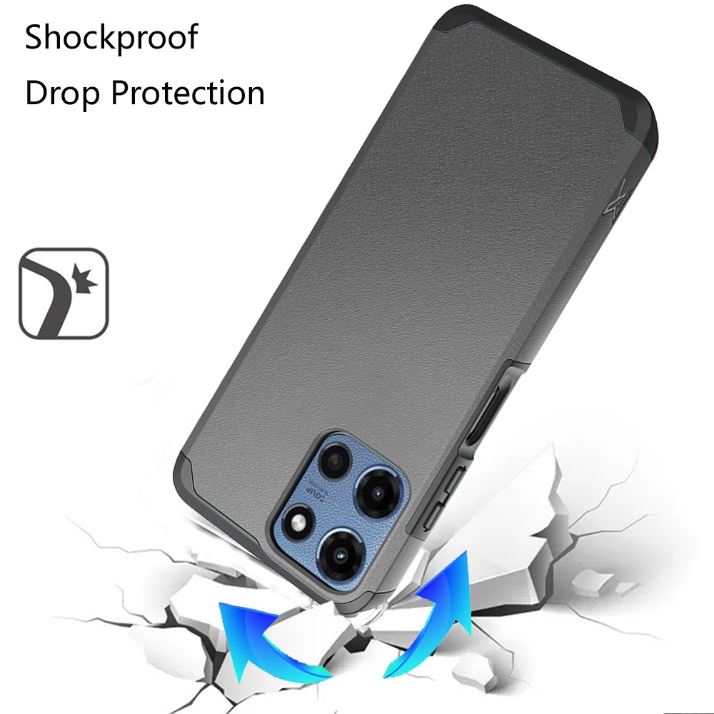Für Motorola Moto G Power 5G 2025 Hybrid 2in1 mit Displayschutz Hülle Cover - Bild 41 von 98