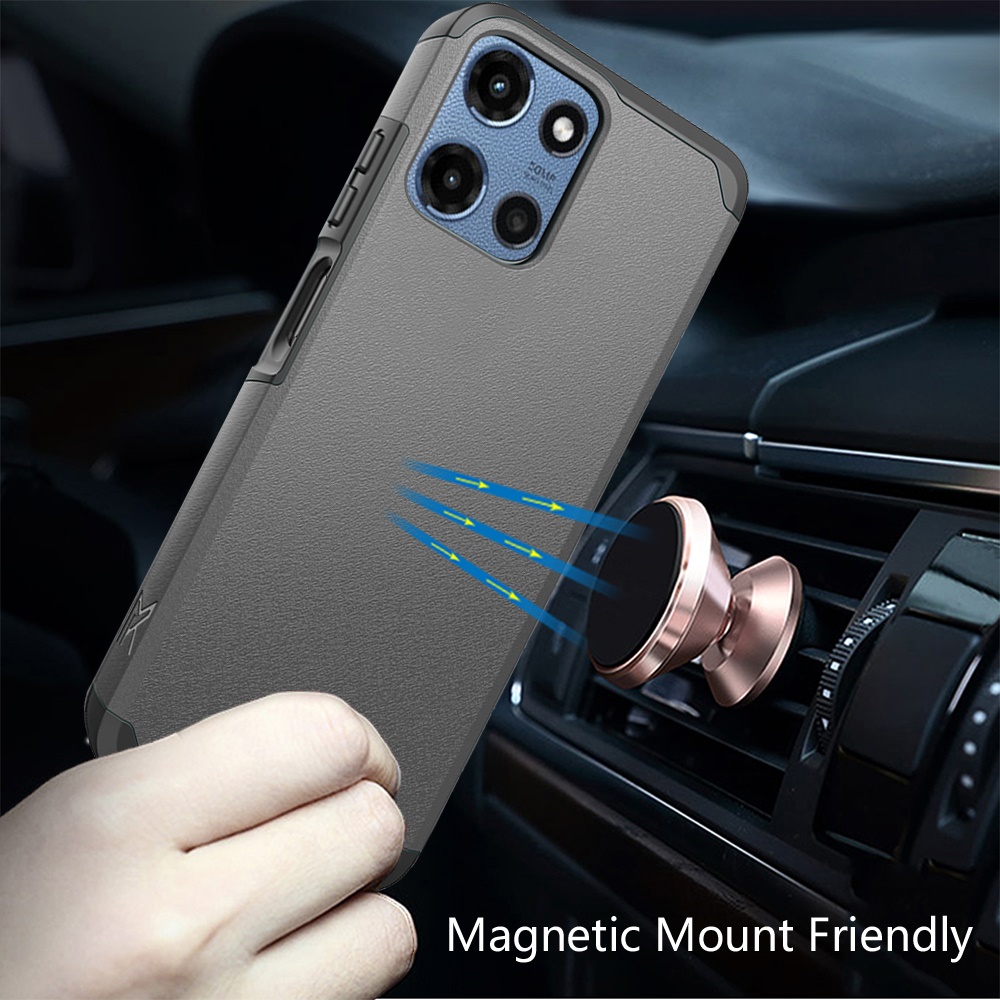 Für Motorola Moto G Power 5G 2025 Hybrid 2in1 mit Displayschutz Hülle Cover - Bild 40 von 98