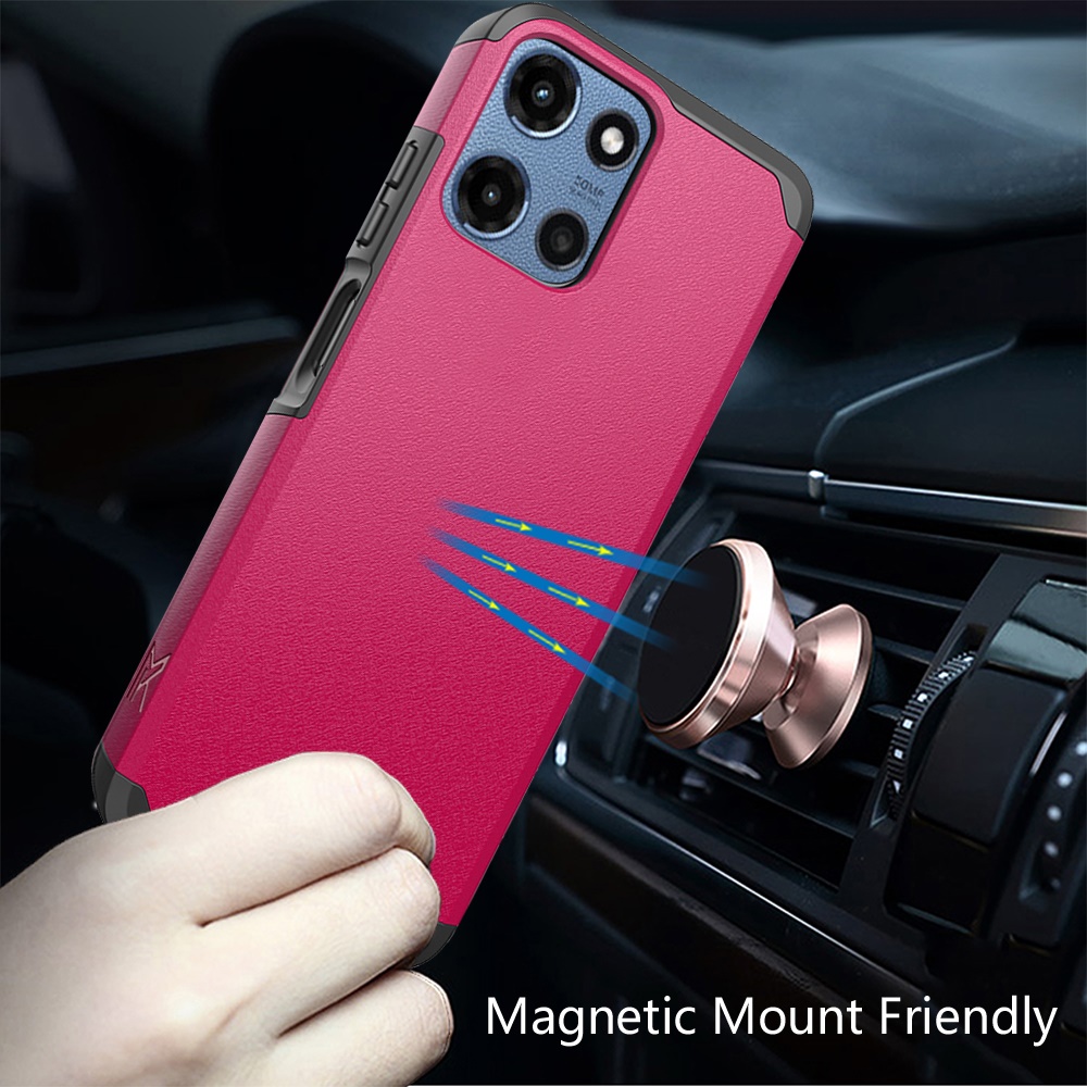 Für Motorola Moto G Power 5G 2025 Hybrid 2in1 mit Displayschutz Hülle Cover - Bild 64 von 98