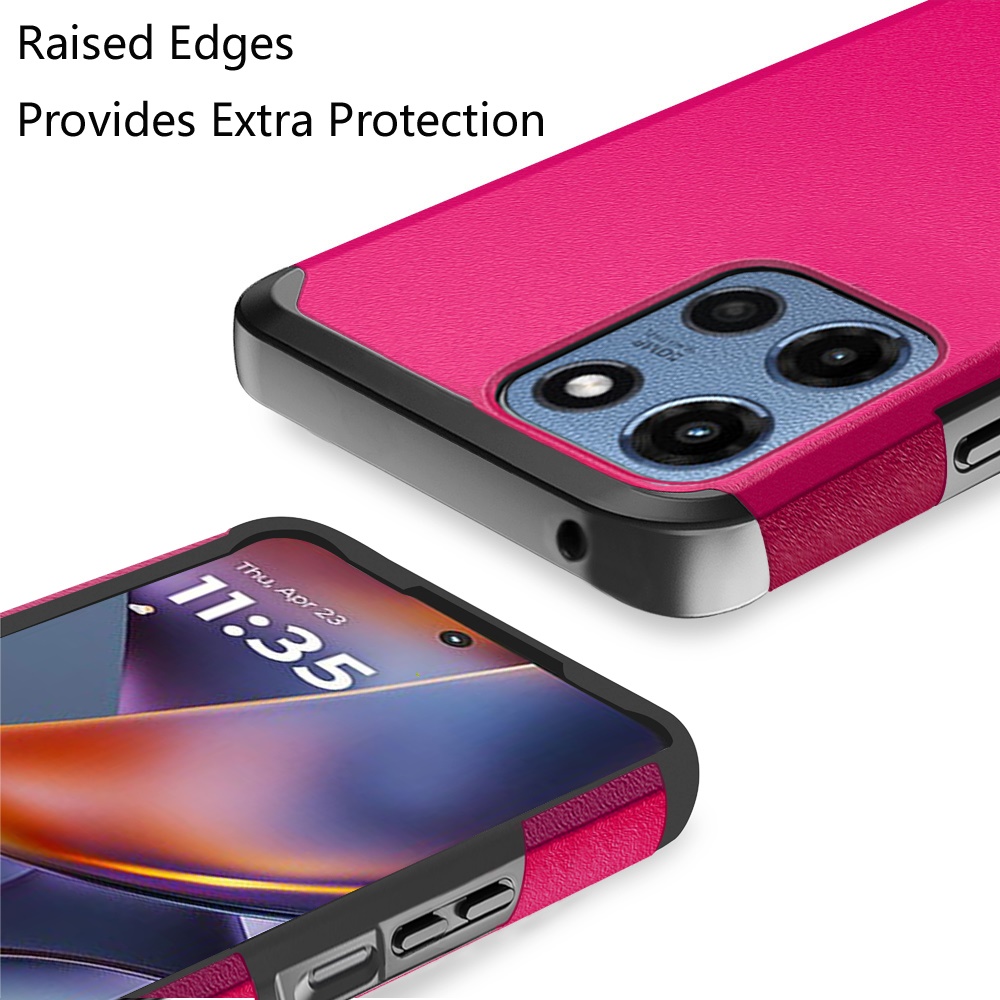 Für Motorola Moto G Power 5G 2025 Hybrid 2in1 mit Displayschutz Hülle Cover - Bild 67 von 98