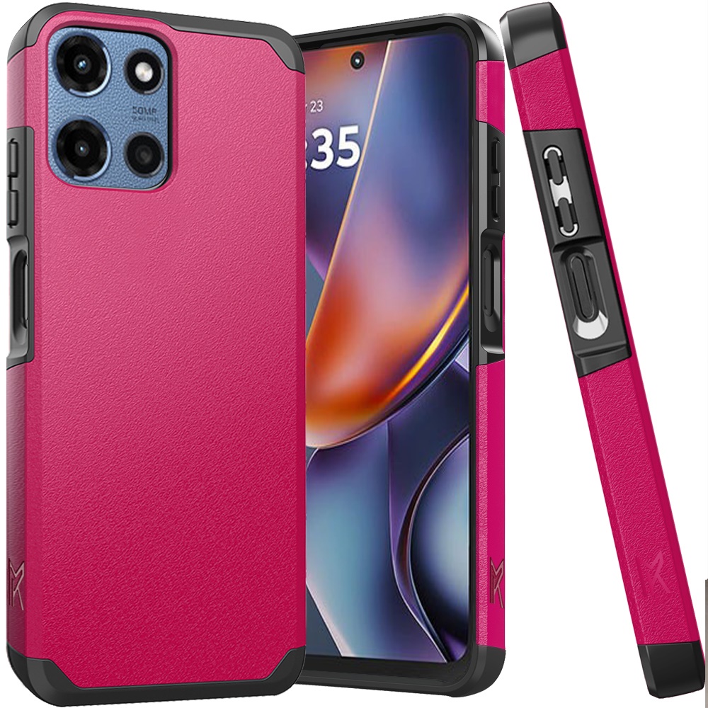 Für Motorola Moto G Power 5G 2025 Hybrid 2in1 mit Displayschutz Hülle Cover - Bild 62 von 98