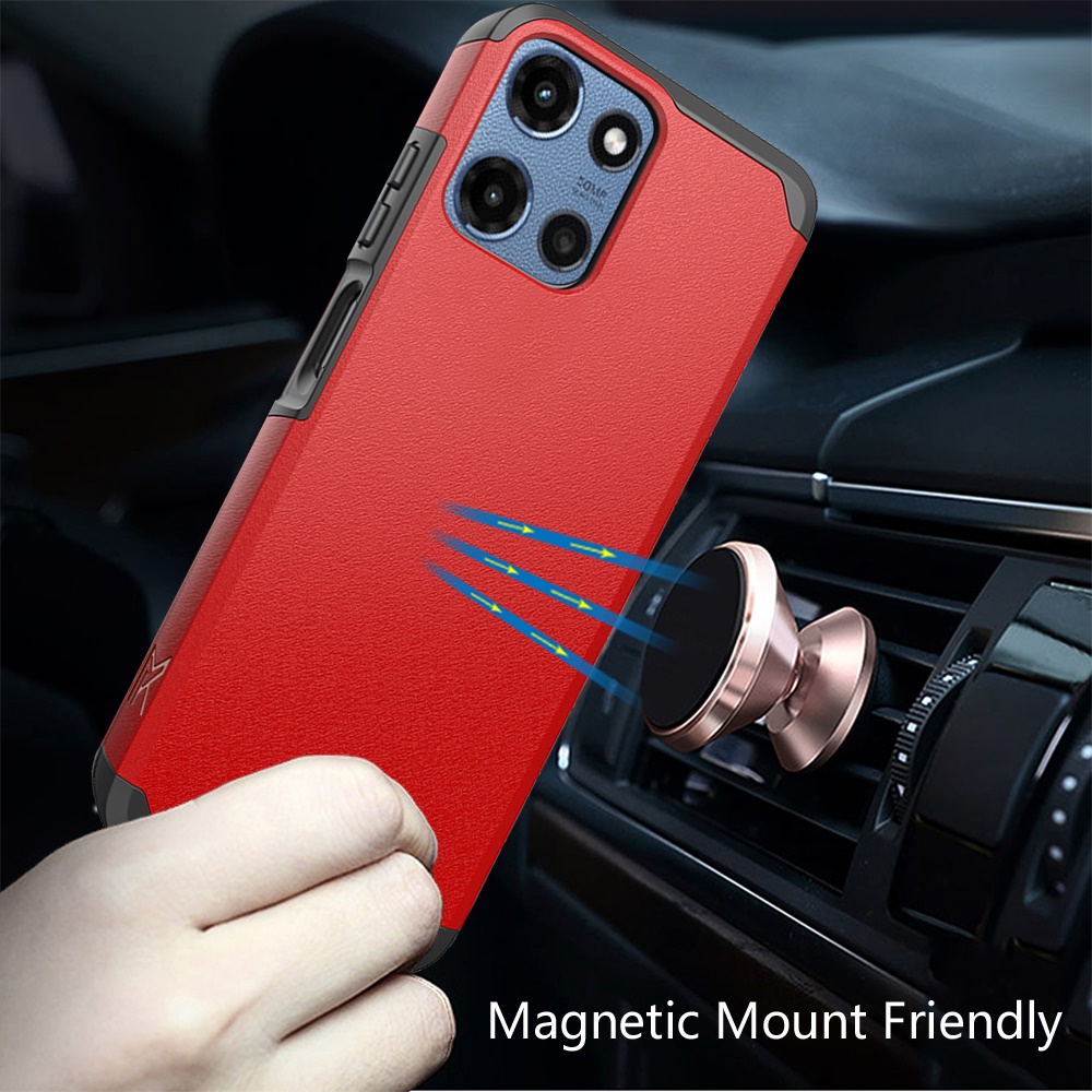 Für Motorola Moto G Power 5G 2025 Hybrid 2in1 mit Displayschutz Hülle Cover - Bild 76 von 98