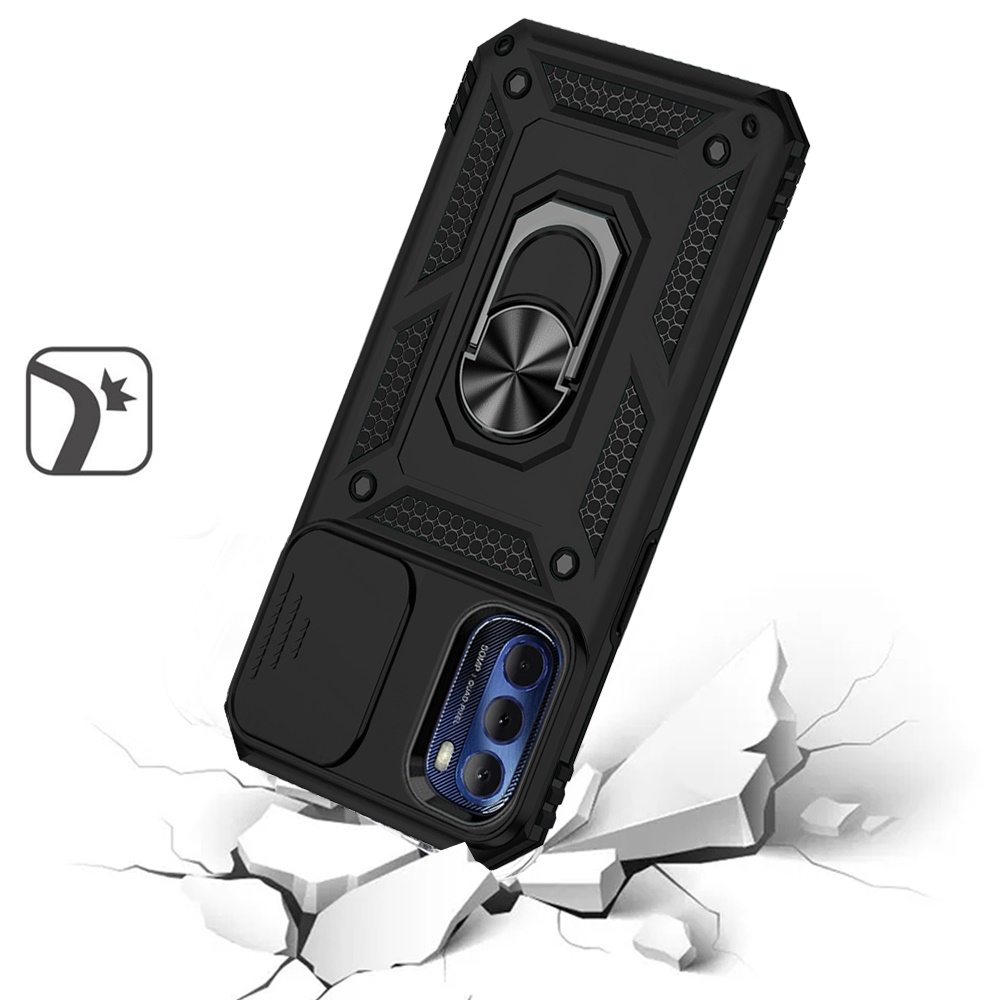 Für Motorola Moto G Power 5G 2025 Hybrid Ring Ständer, Linsenschutz, Hülle Cover - Bild 23 von 62
