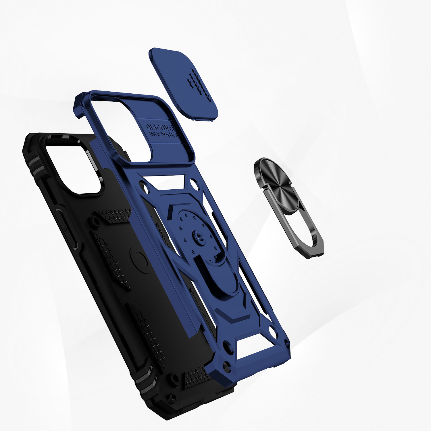 Für Motorola Moto G Power 5G 2025 Hybrid Ring Ständer, Linsenschutz, Hülle Cover - Bild 30 von 62