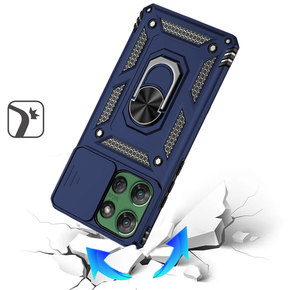 Für Motorola Moto G Power 5G 2025 Hybrid Ring Ständer, Linsenschutz, Hülle Cover - Bild 24 von 62