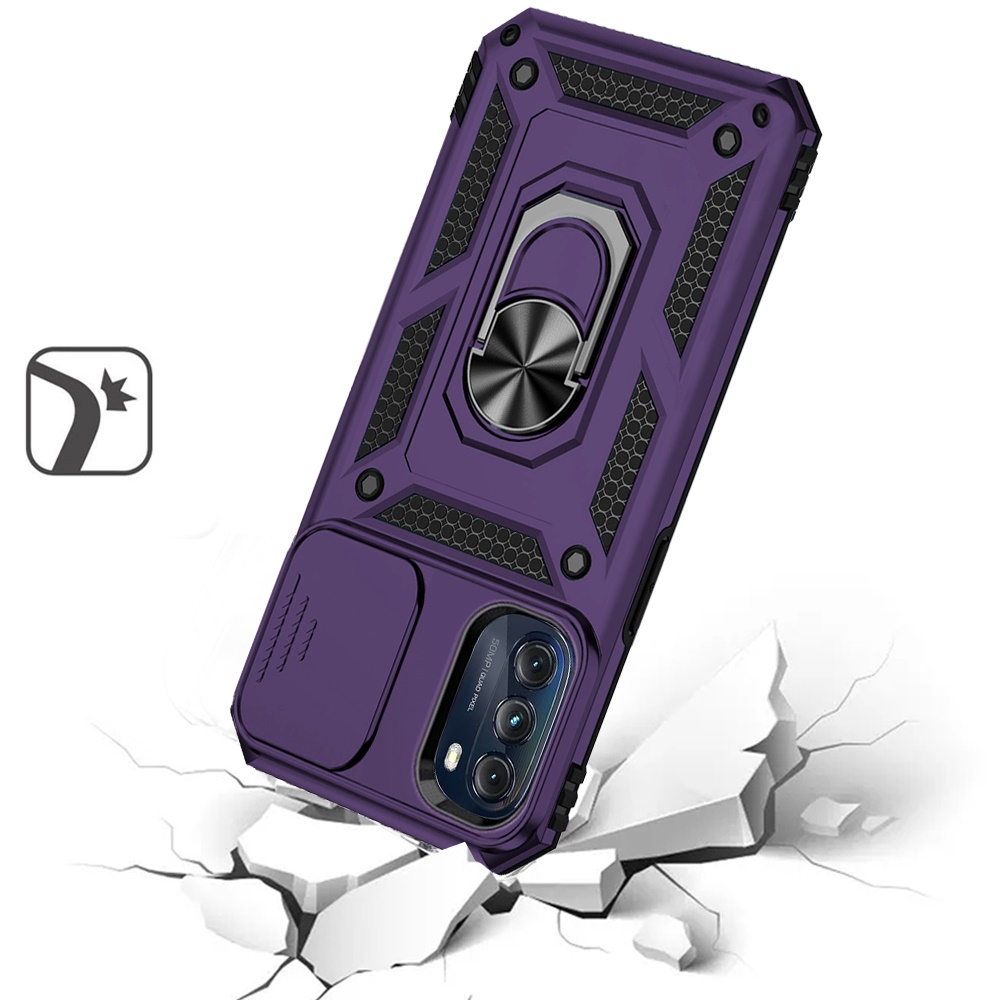Für Motorola Moto G Power 5G 2025 Hybrid Ring Ständer, Linsenschutz, Hülle Cover - Bild 52 von 62