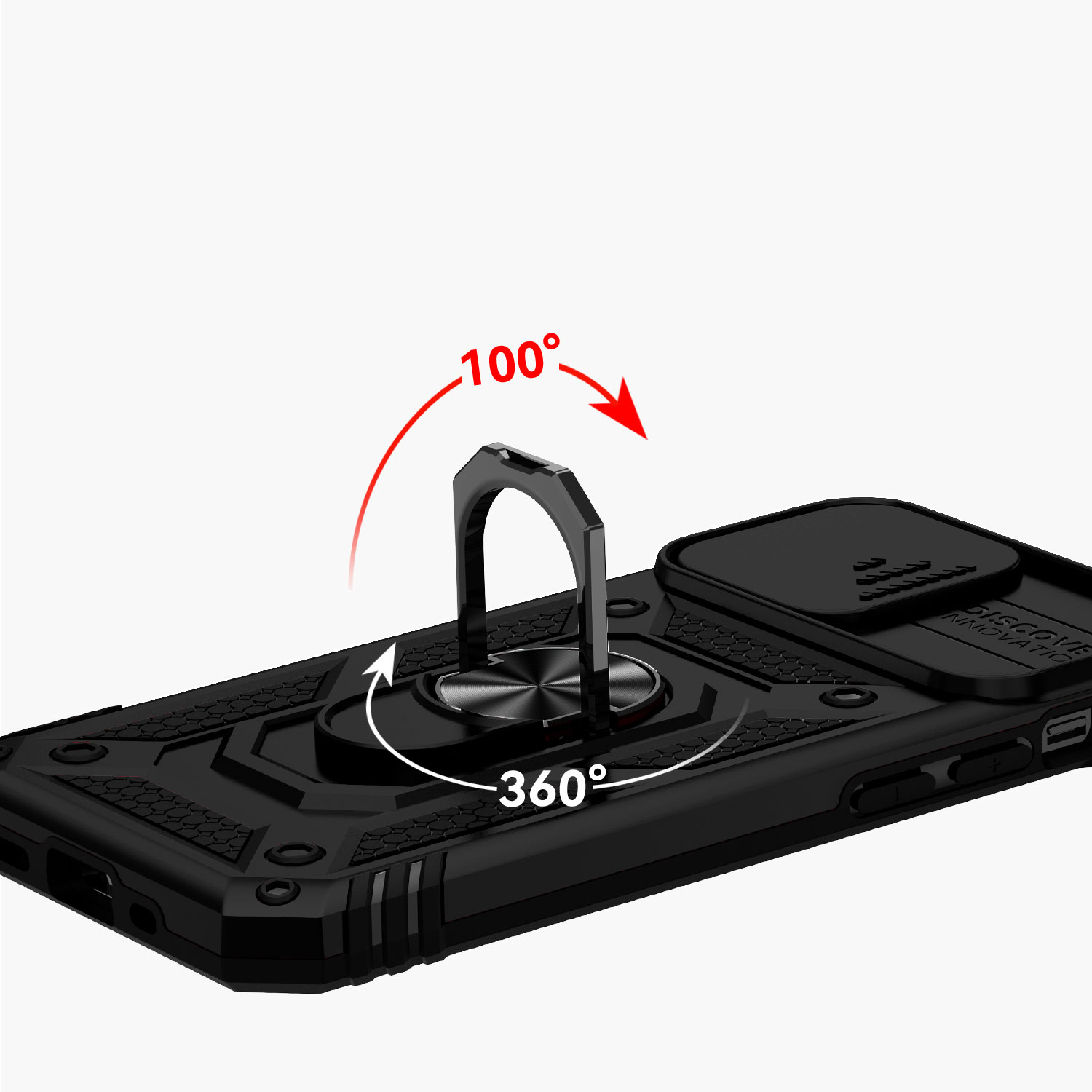 Für Motorola Moto G Power 5G 2025 Hybrid Ring Ständer, Linsenschutz, Hülle Cover - Bild 56 von 62