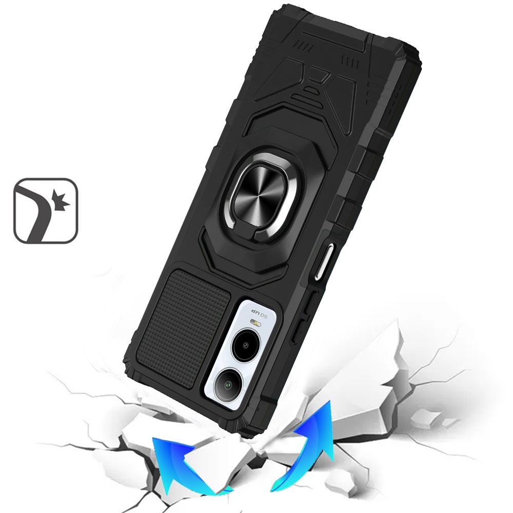 Für Motorola Moto G Power 5G (2025) Hybrid Ring Ständer Halter Robust Case Cover - Bild 19 von 77