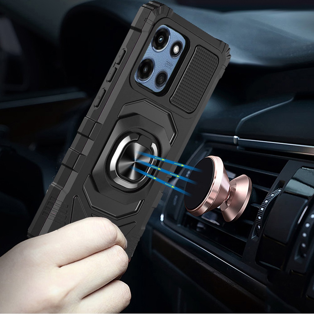 Für Motorola Moto G Power 5G (2025) Hybrid Ring Ständer Halter Robust Case Cover - Bild 11 von 77