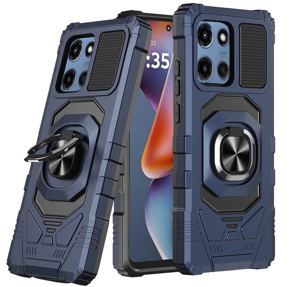 Für Motorola Moto G Power 5G (2025) Hybrid Ring Ständer Halter Robust Case Cover - Bild 21 von 77