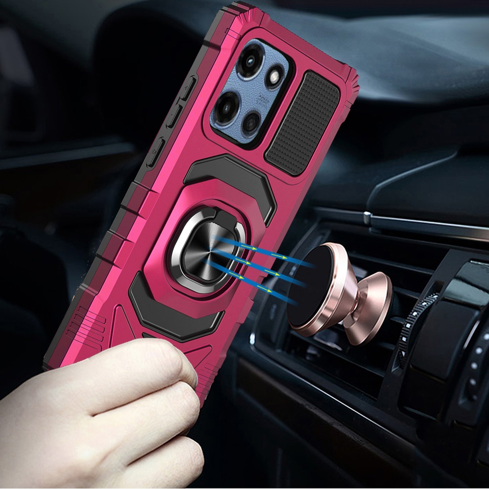 Für Motorola Moto G Power 5G (2025) Hybrid Ring Ständer Halter Robust Case Cover - Bild 71 von 77