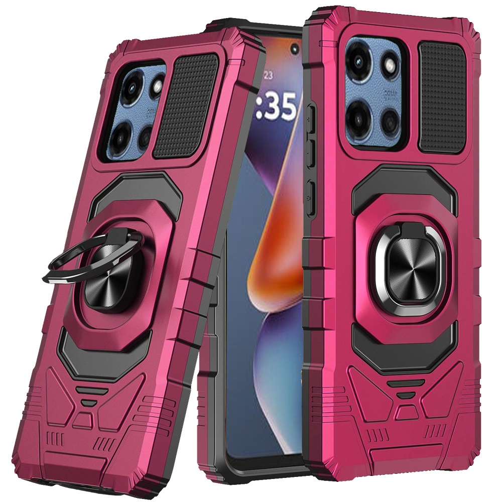 Für Motorola Moto G Power 5G (2025) Hybrid Ring Ständer Halter Robust Case Cover - Bild 69 von 77