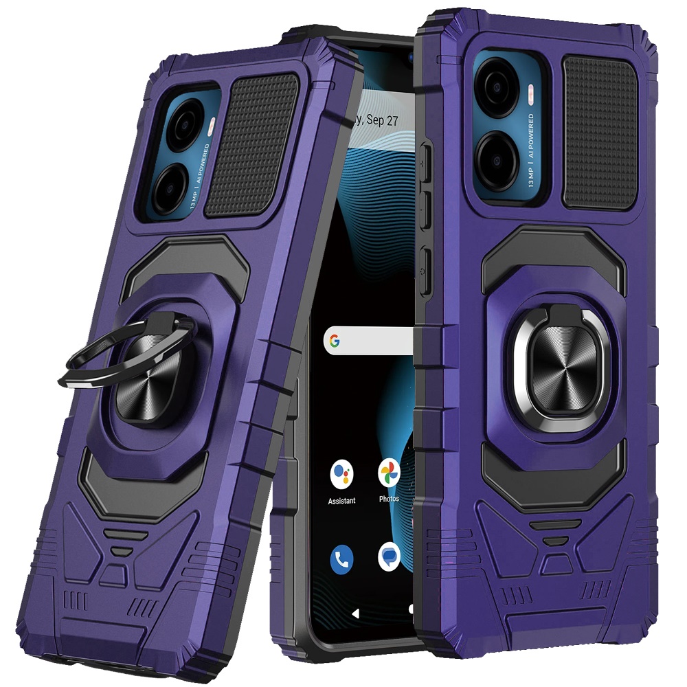 Für Motorola Moto G Power 5G (2025) Hybrid Ring Ständer Halter Robust Case Cover - Bild 67 von 77