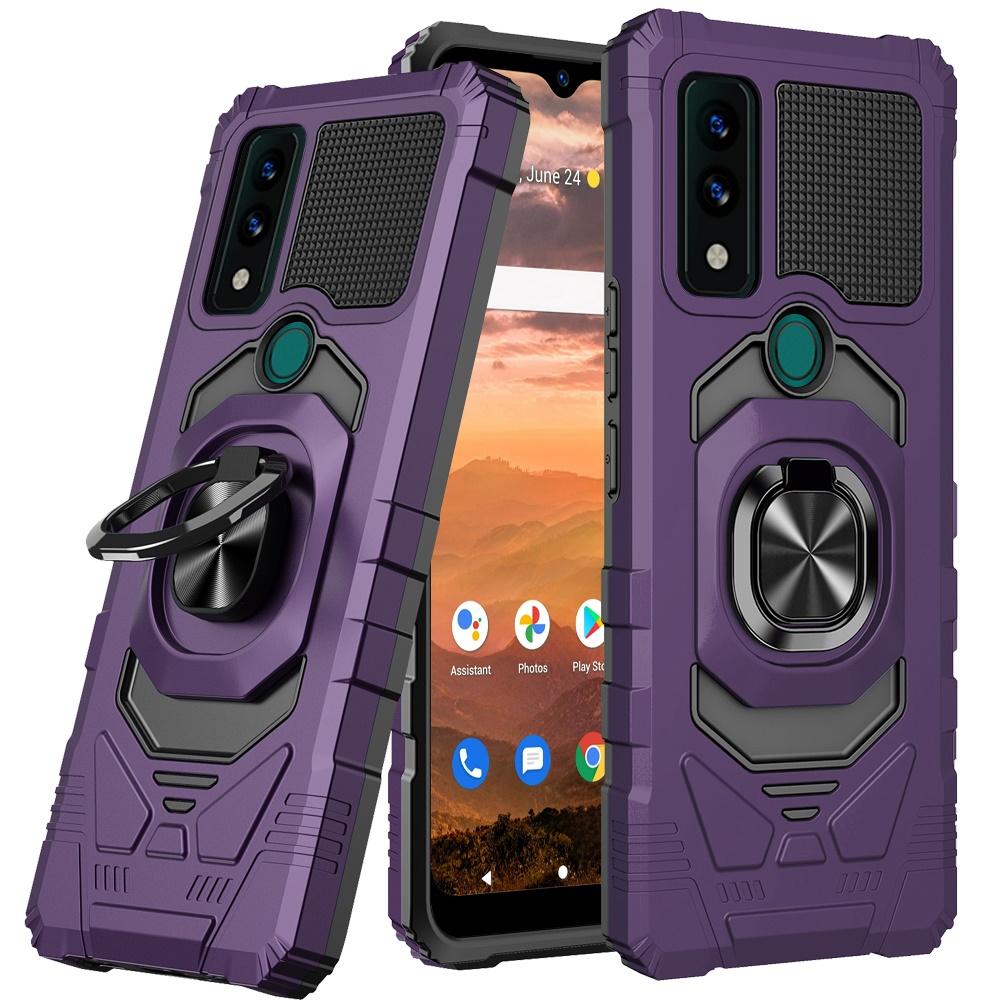Für Motorola Moto G Power 5G (2025) Hybrid Ring Ständer Halter Robust Case Cover - Bild 60 von 77