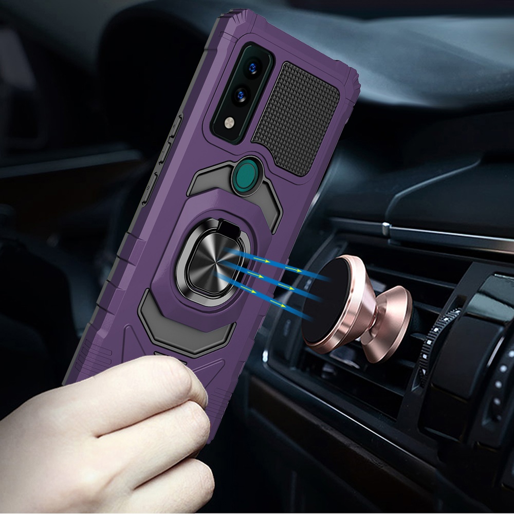Für Motorola Moto G Power 5G (2025) Hybrid Ring Ständer Halter Robust Case Cover - Bild 62 von 77