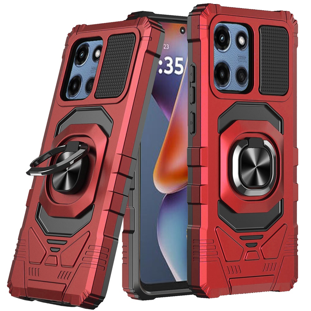 Für Motorola Moto G Power 5G (2025) Hybrid Ring Ständer Halter Robust Case Cover - Bild 34 von 77