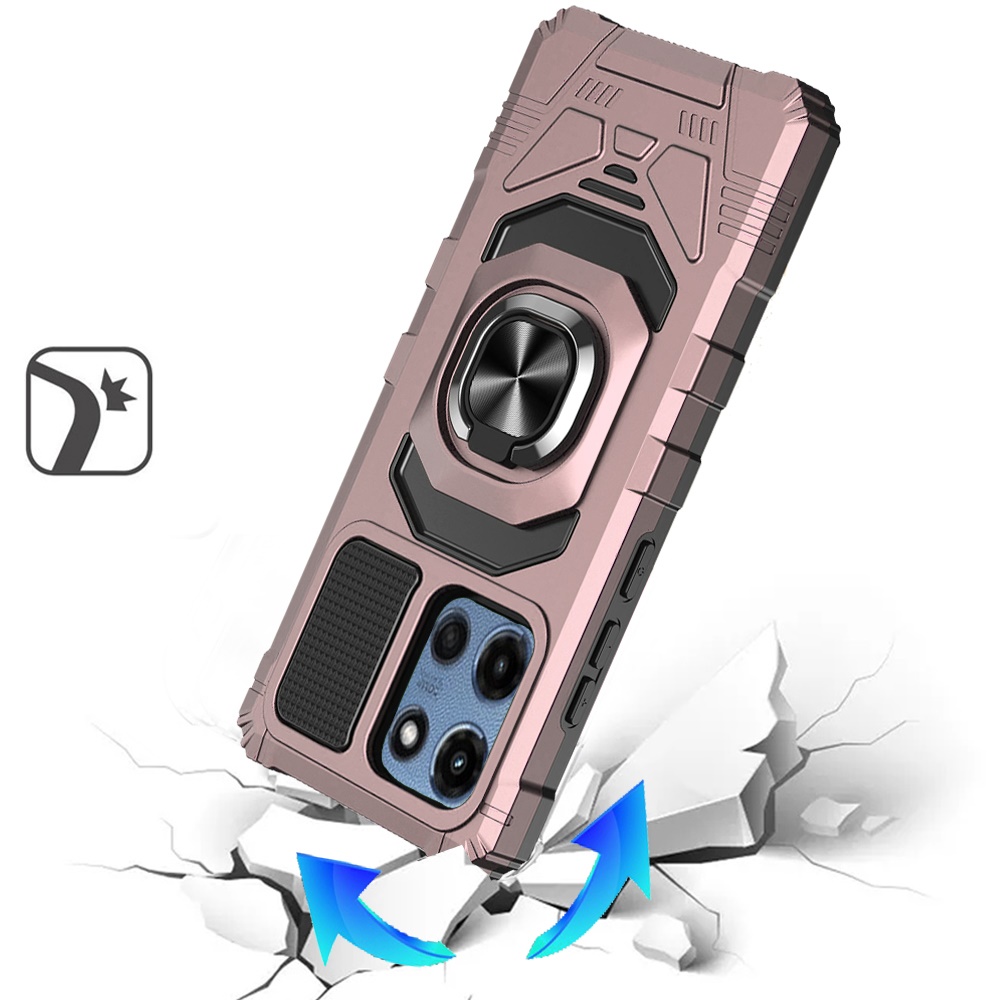 Für Motorola Moto G Power 5G (2025) Hybrid Ring Ständer Halter Robust Case Cover - Bild 46 von 77