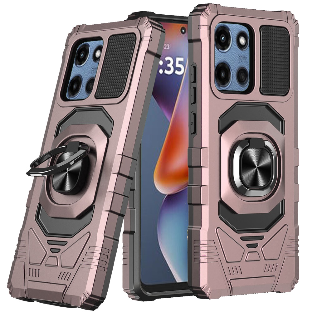 Für Motorola Moto G Power 5G (2025) Hybrid Ring Ständer Halter Robust Case Cover - Bild 45 von 77