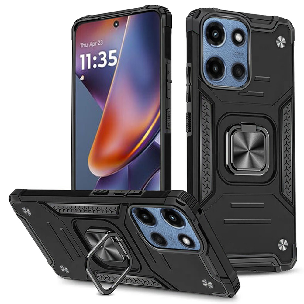 For Motorola Moto G Power 5G 2025 Hybrid Ring Holder Shockproof TPU Case Cover - Bild 13 von 64