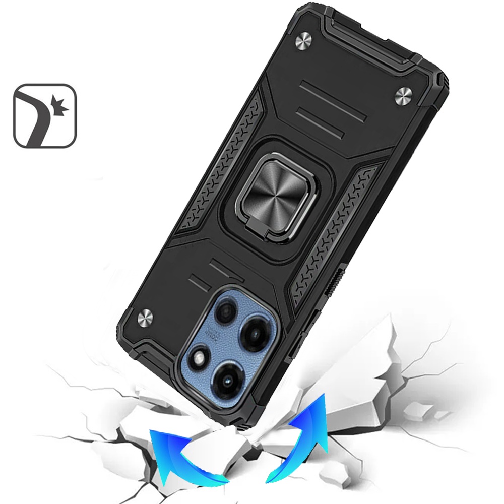 For Motorola Moto G Power 5G 2025 Hybrid Ring Holder Shockproof TPU Case Cover - Bild 12 von 64