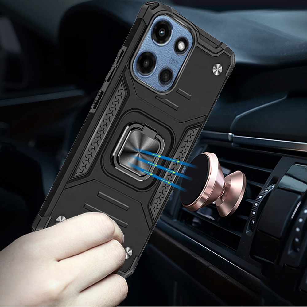 For Motorola Moto G Power 5G 2025 Hybrid Ring Holder Shockproof TPU Case Cover - Bild 14 von 64