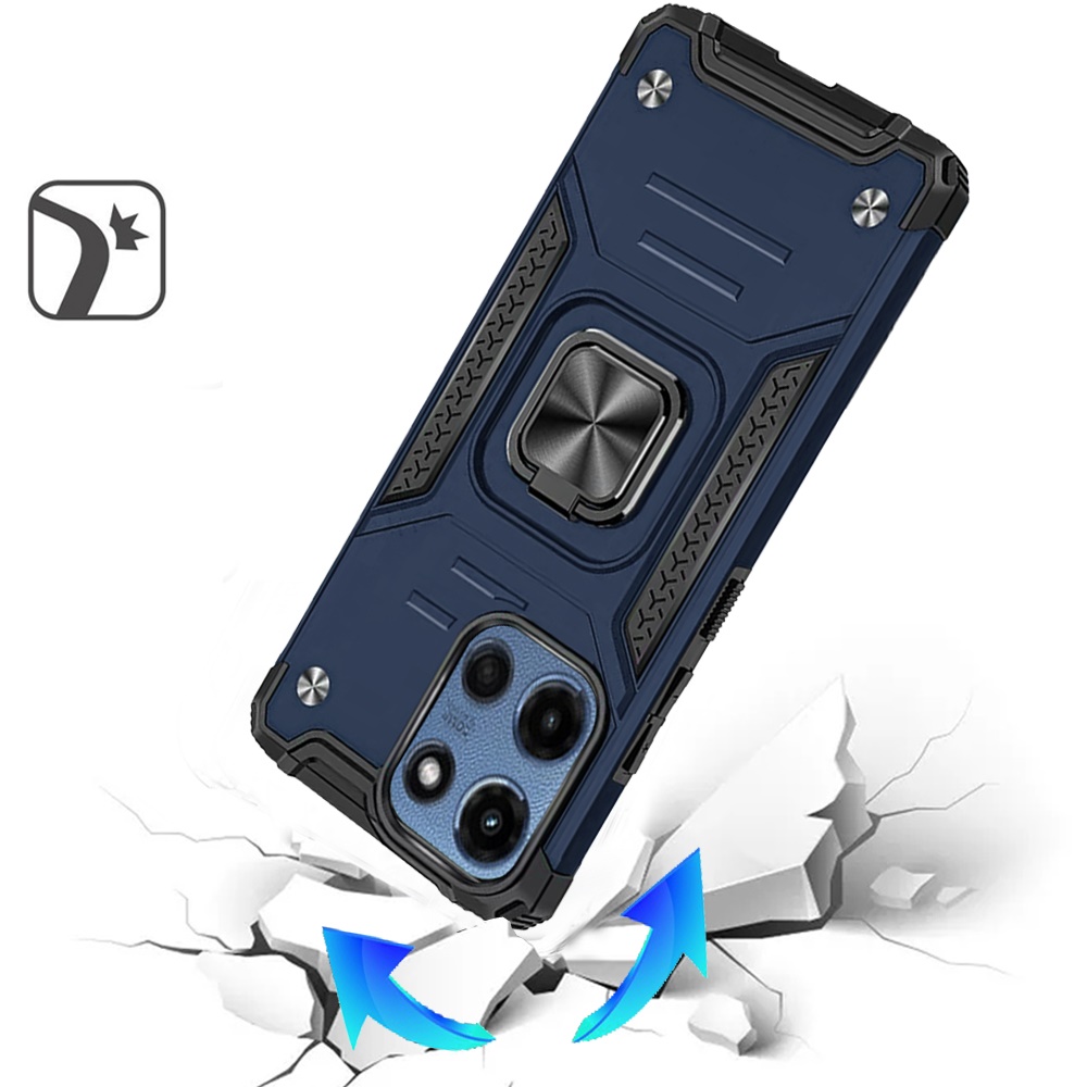 For Motorola Moto G Power 5G 2025 Hybrid Ring Holder Shockproof TPU Case Cover - Bild 34 von 64