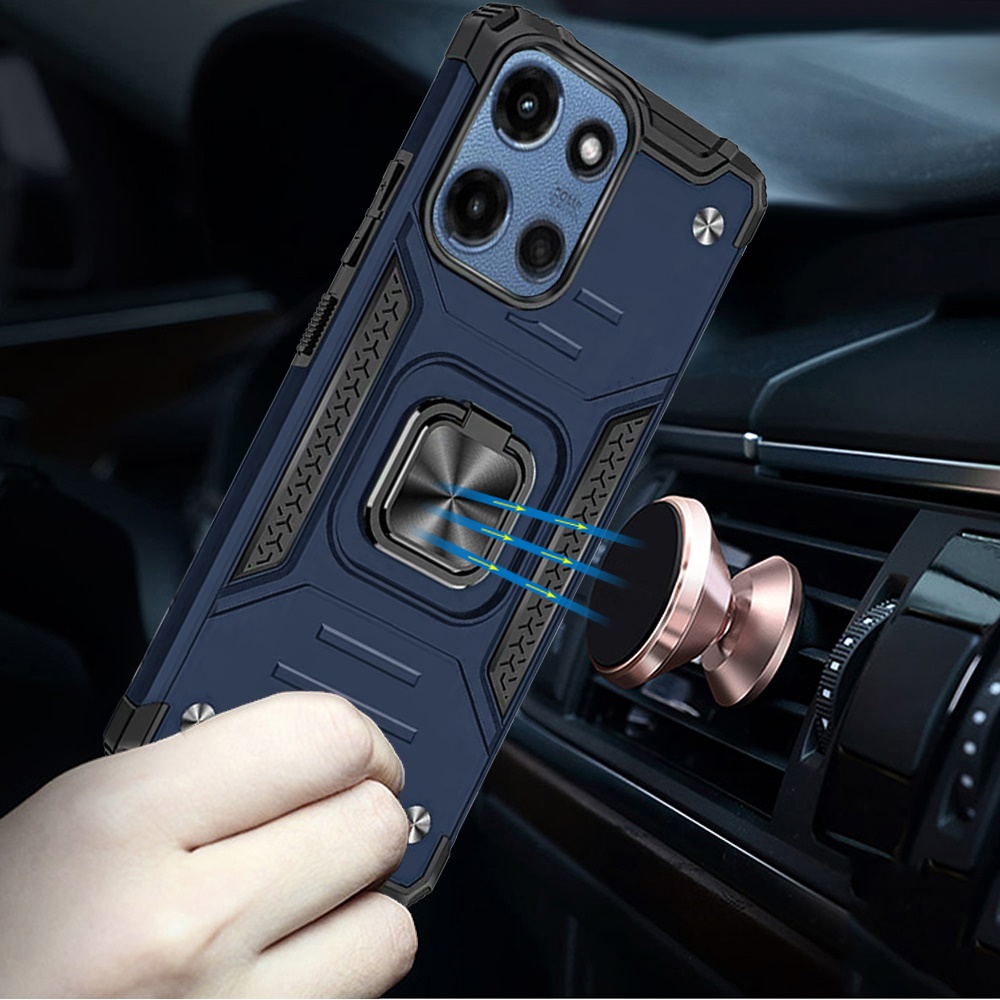 For Motorola Moto G Power 5G 2025 Hybrid Ring Holder Shockproof TPU Case Cover - Bild 36 von 64