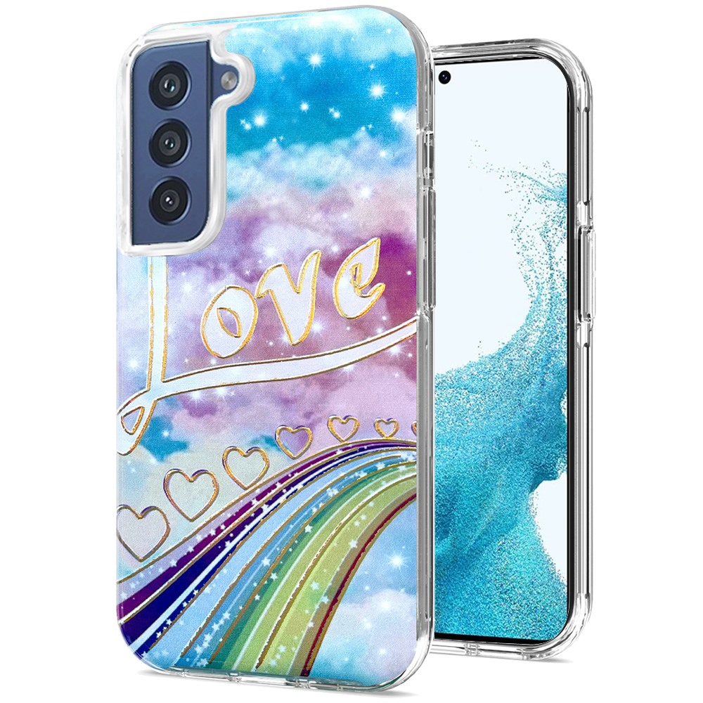 For Motorola Moto G 5G 2022 Stylish Gold Layer Design Hybrid Hard PC Case Cover - 第 26/44 張圖片