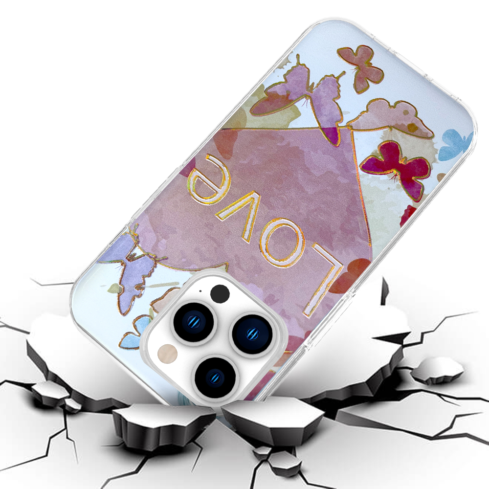 For Motorola Moto G 5G 2022 Stylish Gold Layer Design Hybrid Hard PC Case Cover - 第 29/44 張圖片