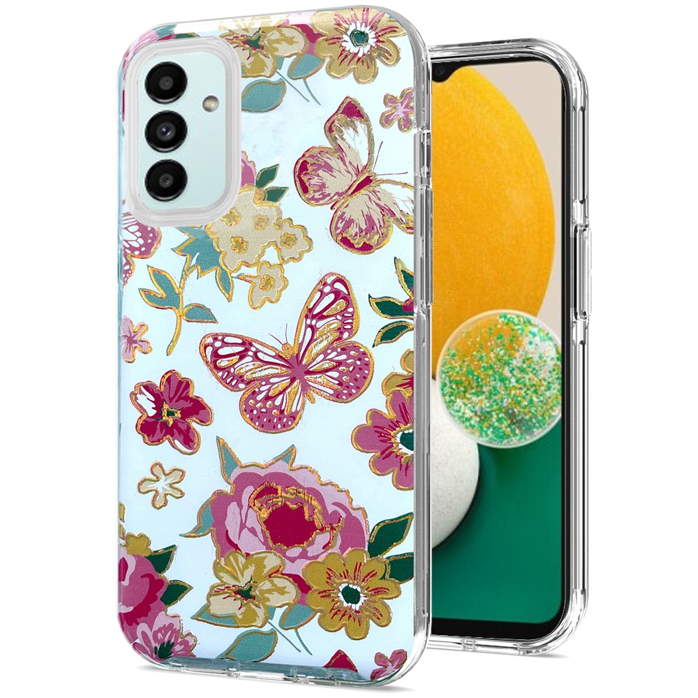 For Motorola Moto G 5G 2022 Stylish Gold Layer Design Hybrid Hard PC Case Cover - 第 43/44 張圖片