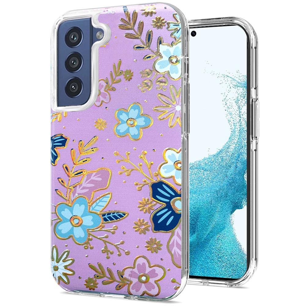 For Motorola Moto G 5G 2022 Stylish Gold Layer Design Hybrid Hard PC Case Cover - 第 38/44 張圖片