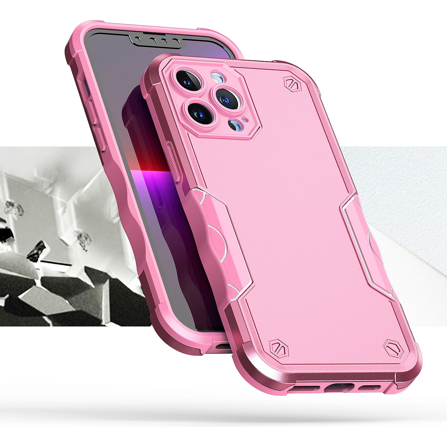 For Motorola Moto G 5G 2023 Tough Hybrid Heavy Duty TPU Rugged Rubber Case Cover - 第 28/36 張圖片