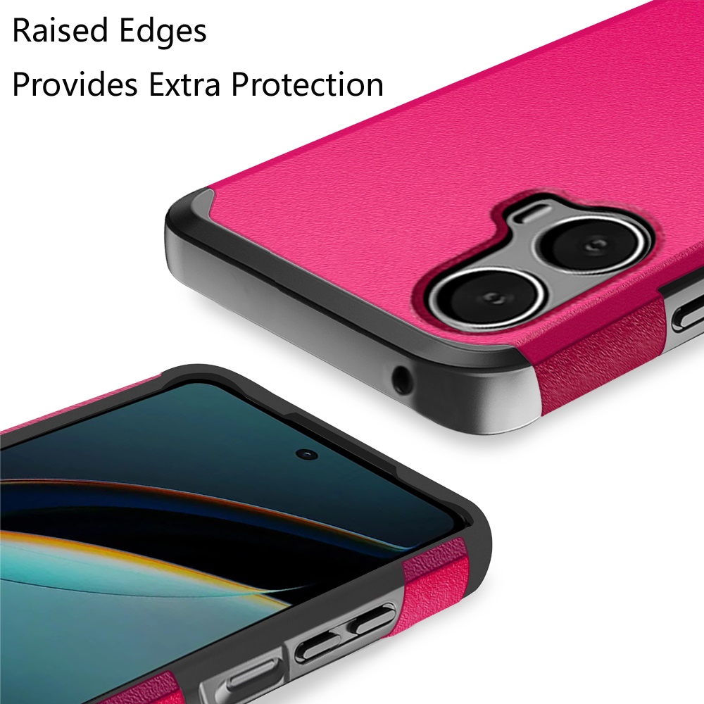 For Motorola Moto G 5G 2024 Premium Tough Hybrid Dual Layer Hard TPU Case Cover - Picture 40 of 59
