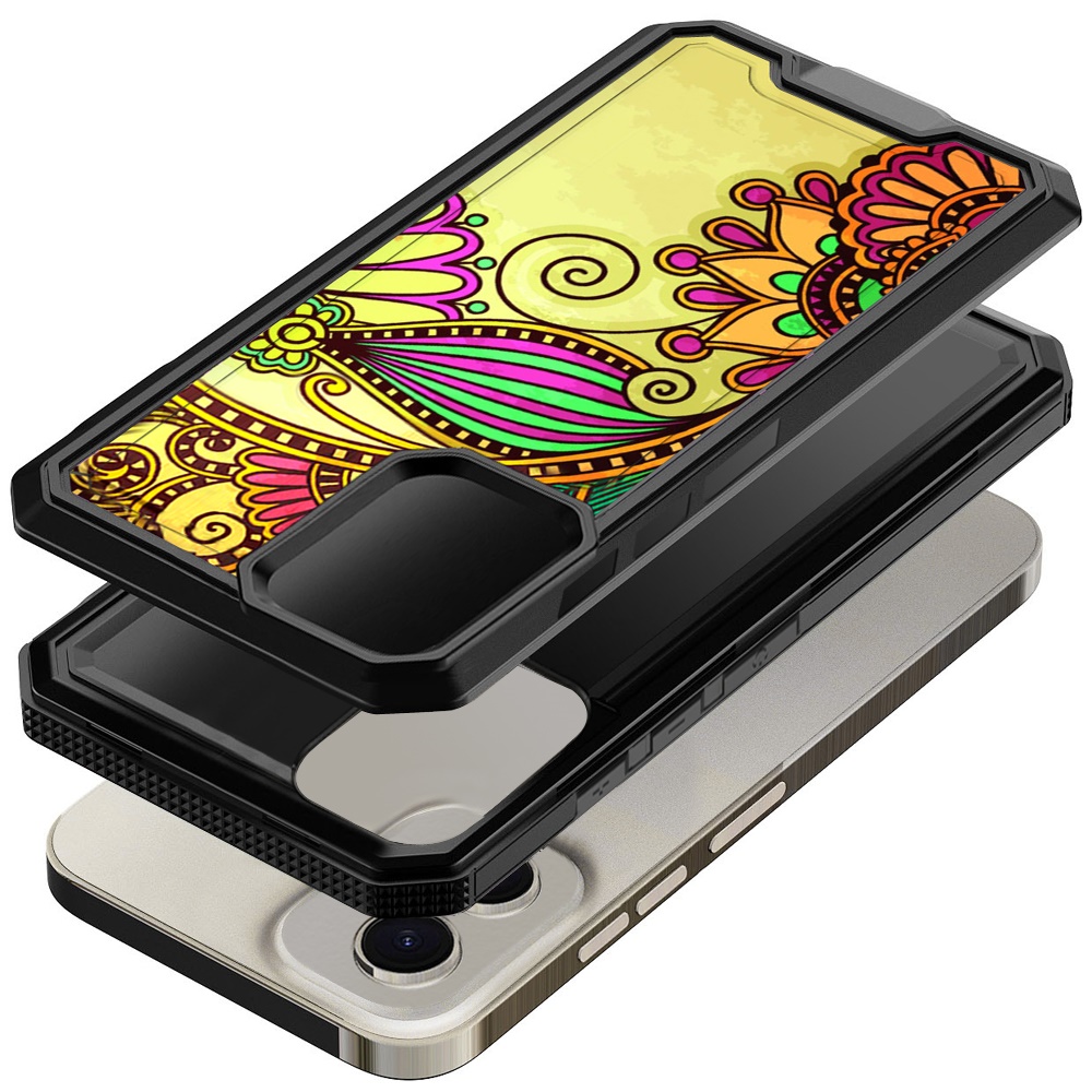For Motorola Moto G 5G 2024 Modern Design Hybrid Hard + TPU Rubber Case Cover - Picture 24 of 76